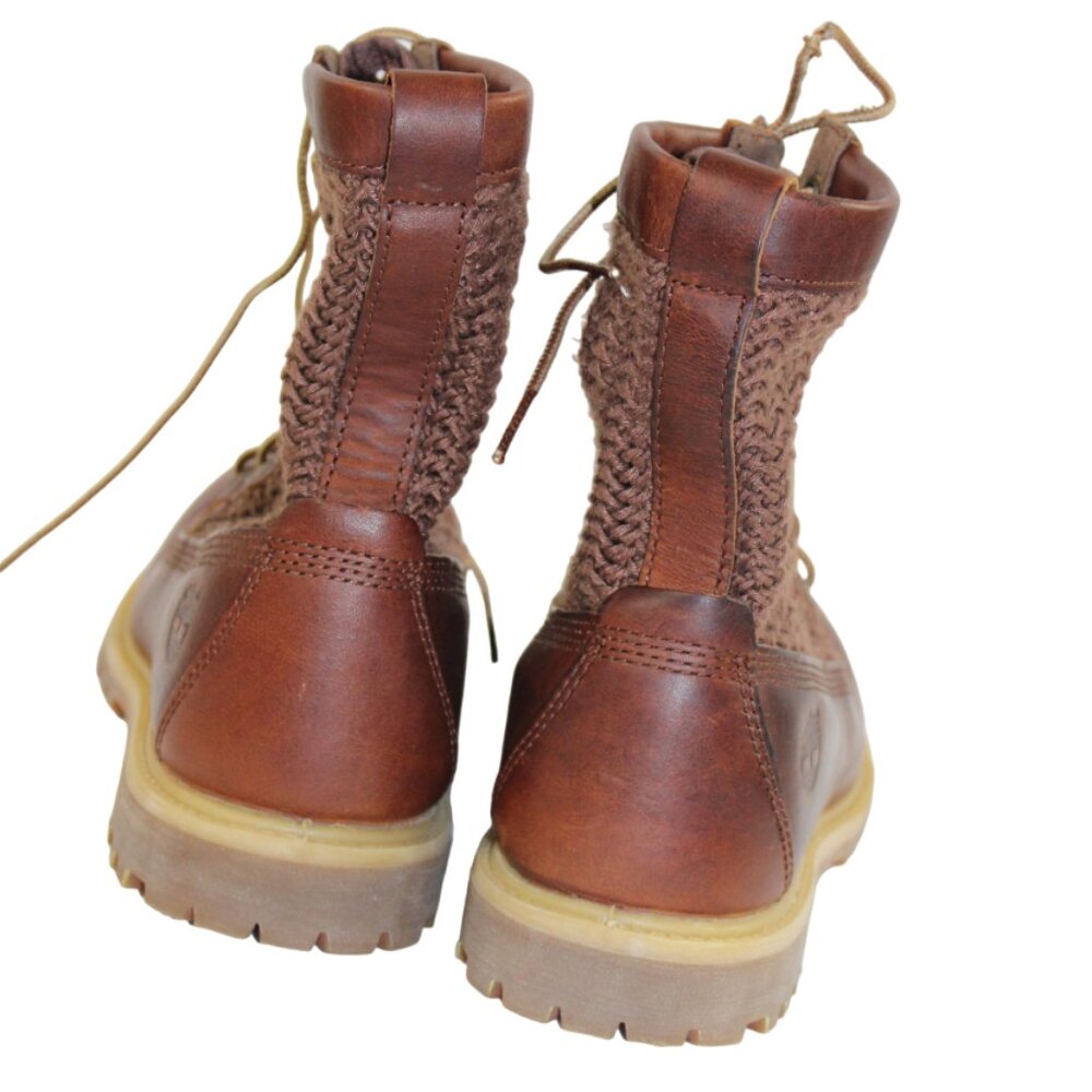 Timberland Open Weave Nubuck Leather Combat Style Boot, Size 9 - Picture 12 of 12